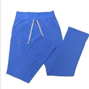 FIGS- Kade Cargo Scrub Pants-CEIL BLUE XS TALL